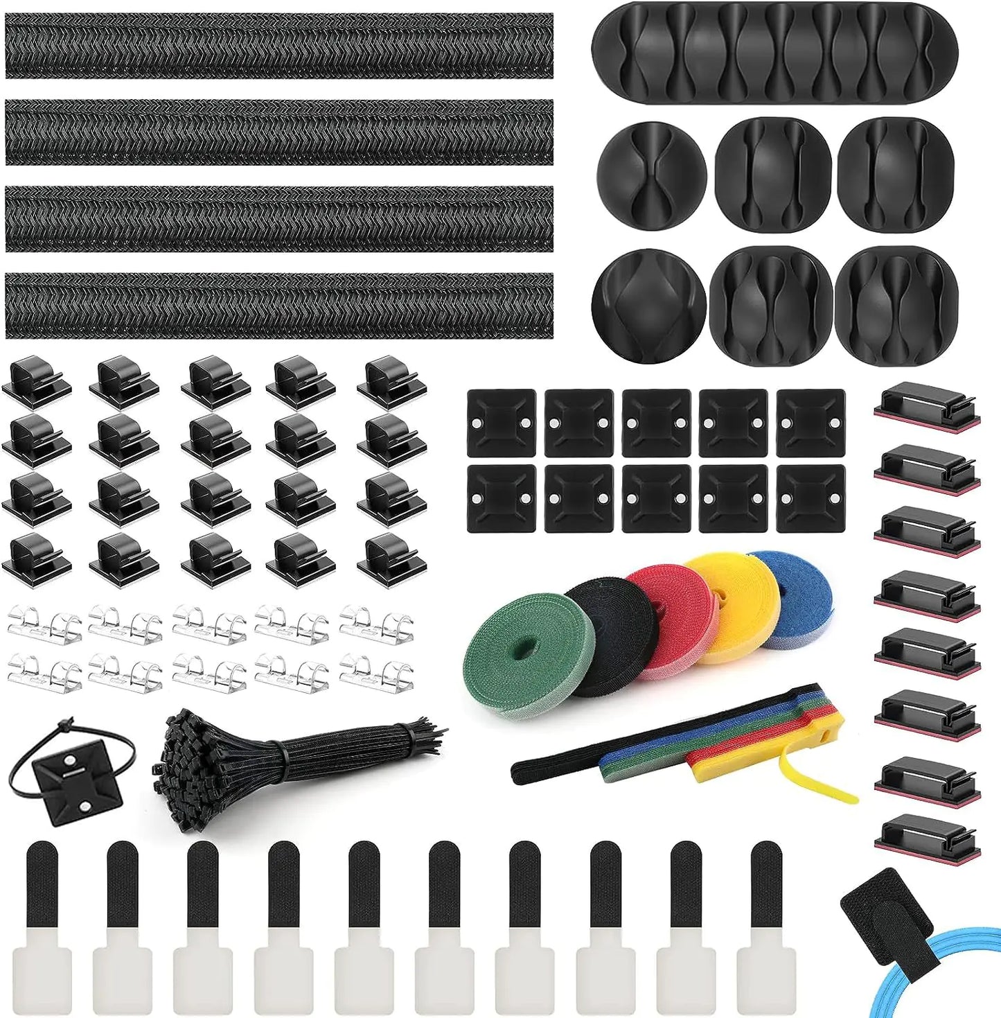 Silicone Cable Organizer Set