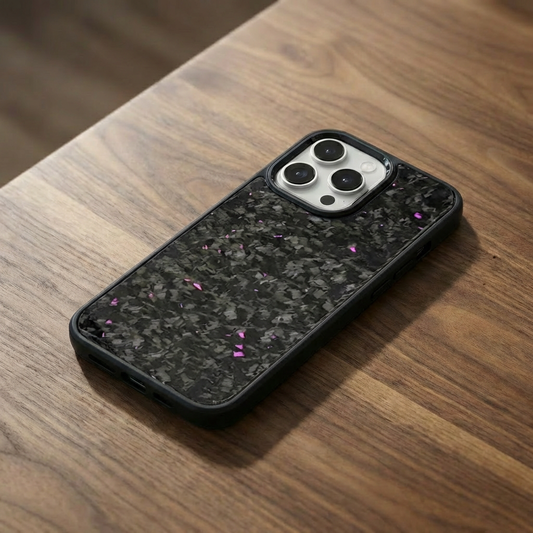 Carbon Fiber Forged Grain Phone Case