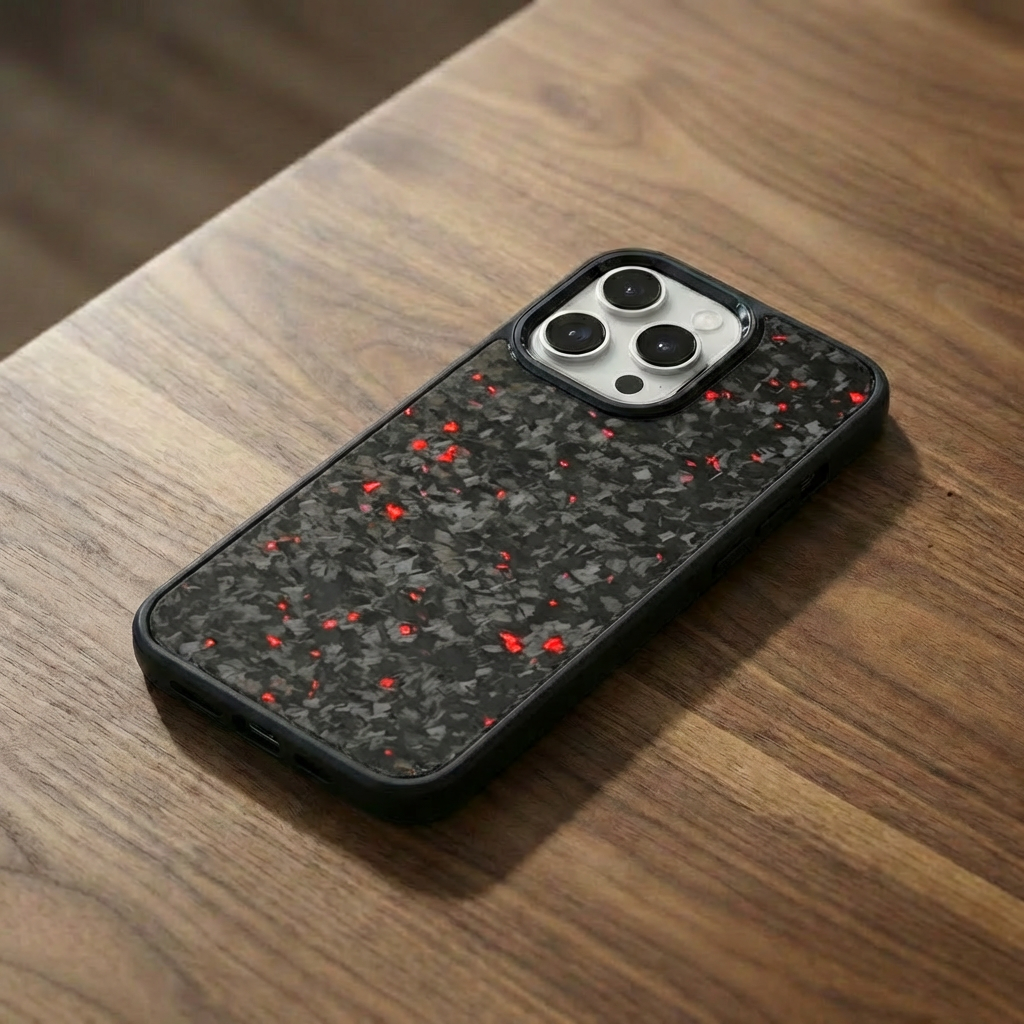 Carbon Fiber Forged Grain Phone Case