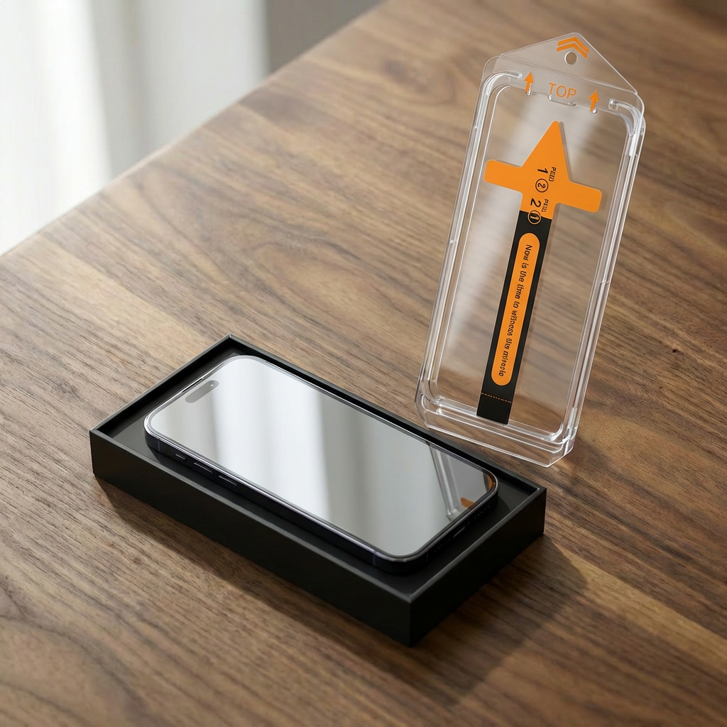 Tempered Glass Privacy Screen Protector for iPhone 15 Pro Max