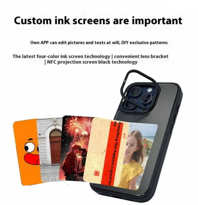 Smart E-Ink Projection Case